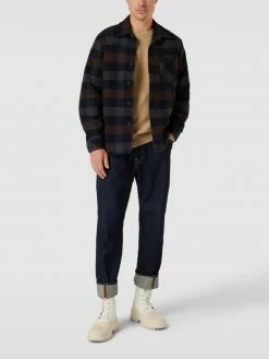 Bester Verkauf ? S.Oliver RED LABEL Hemdjacke Mit Karomuster - Dunkelbraun ✔️