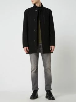 Rabatt ❤️ Christian Berg Men Jacke Mit Kontrastblende - Wattiert - Schwarz ⭐