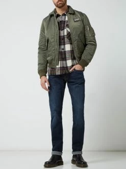 Rabatt ✔️ Schott NYC Regular Fit Freizeithemd Mit Woll-Anteil - Beige ?