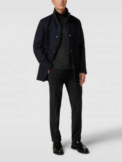 Billig ? BOSS Jacke Mit Herausnehmbarer Kapuze Modell 'Camron' - Marineblau ⭐